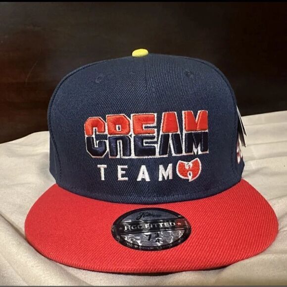 Cream team vintage wutang hat fitted wu-tang - Picture 1 of 6